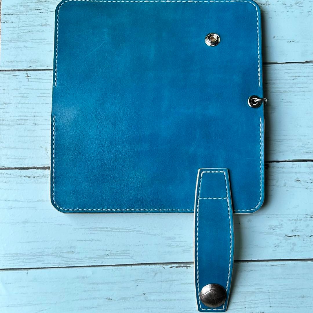 長財布Bタイプ　トラッカーウォレット　バイカーズウォレット　牛革　ハンドメイド