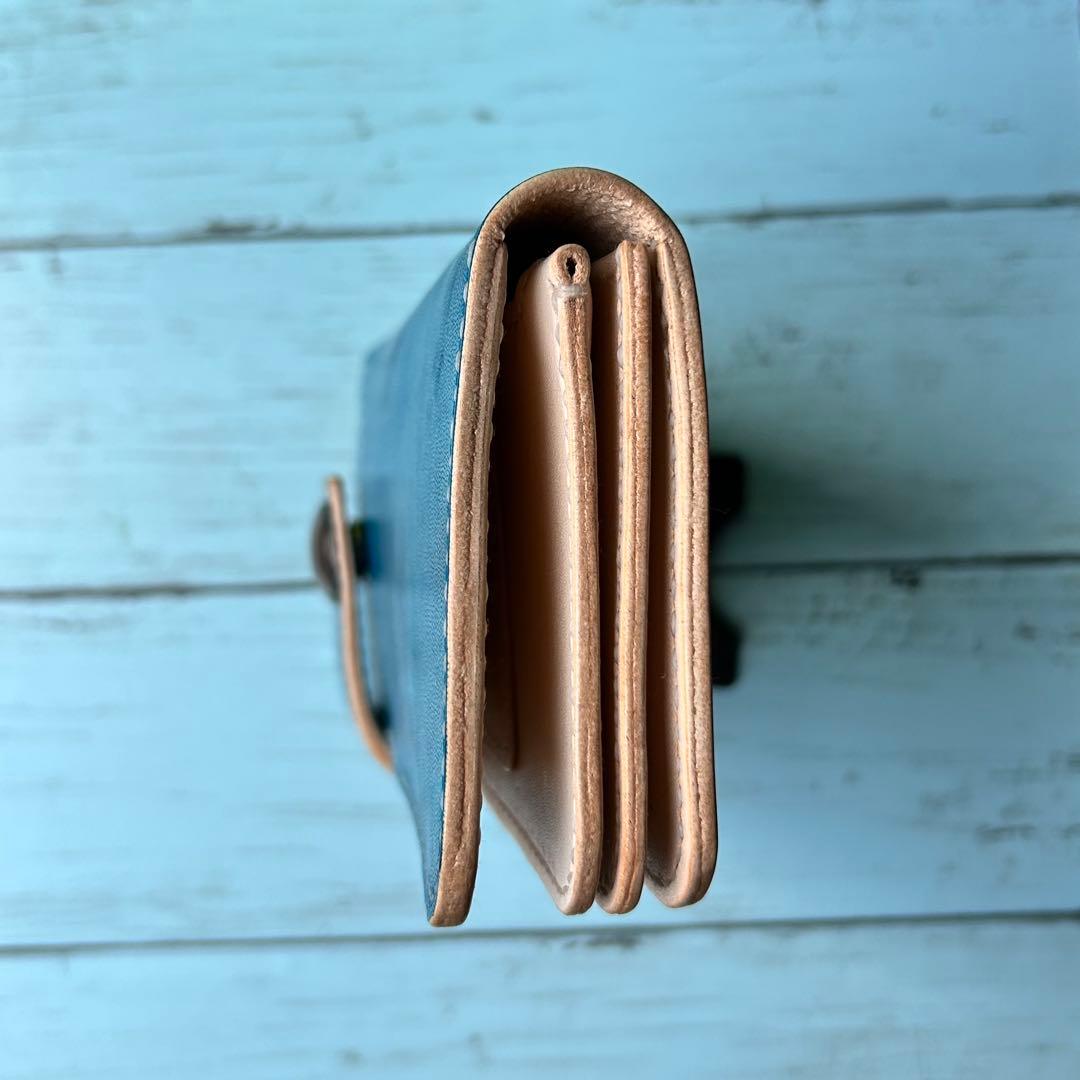 長財布Bタイプ　トラッカーウォレット　バイカーズウォレット　牛革　ハンドメイド