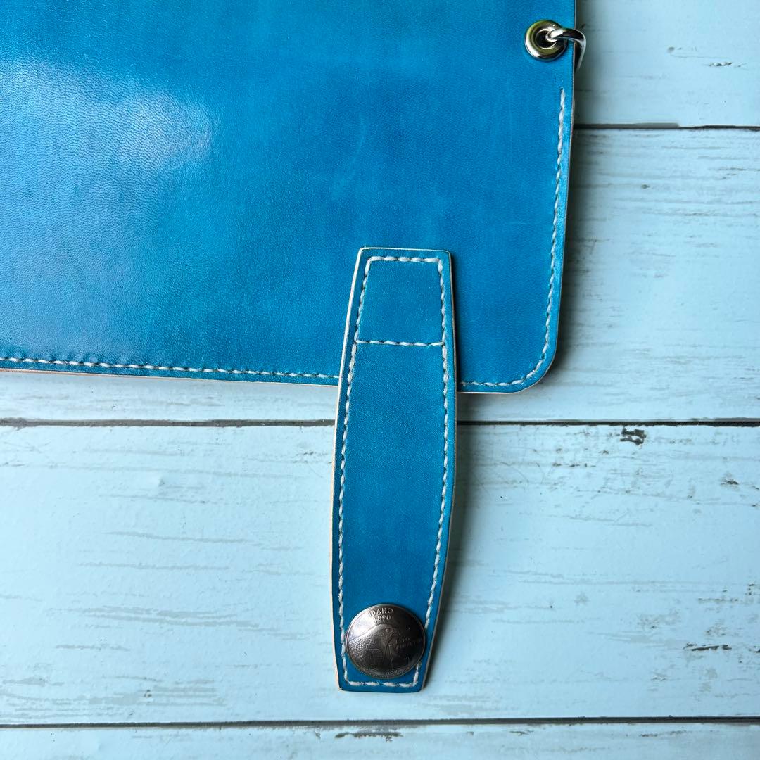 長財布Bタイプ　トラッカーウォレット　バイカーズウォレット　牛革　ハンドメイド