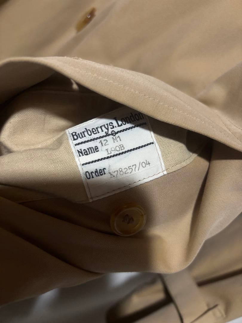 BURBERRY バーバリー トレンチコート ベージュ チェック柄