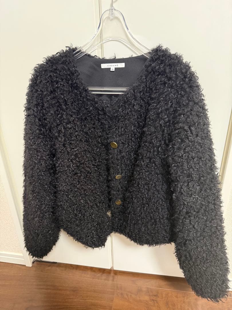 ⭐*い様 再値下げ　CADUNE ボアジャン　黒