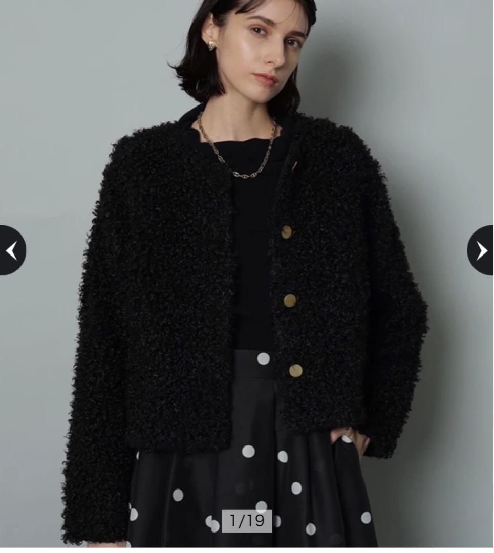 ⭐*い様 再値下げ　CADUNE ボアジャン　黒