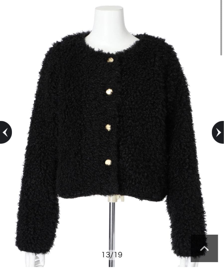 ⭐*い様 再値下げ　CADUNE ボアジャン　黒