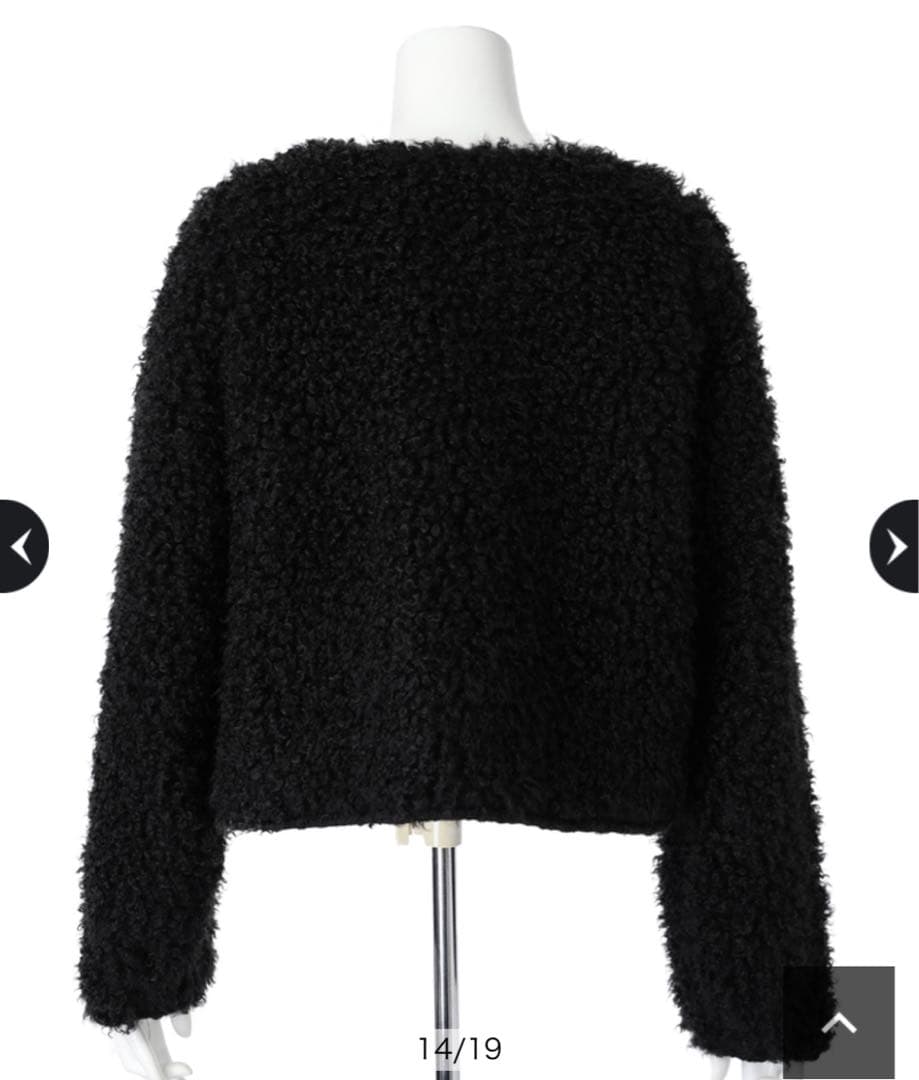 ⭐*い様 再値下げ　CADUNE ボアジャン　黒