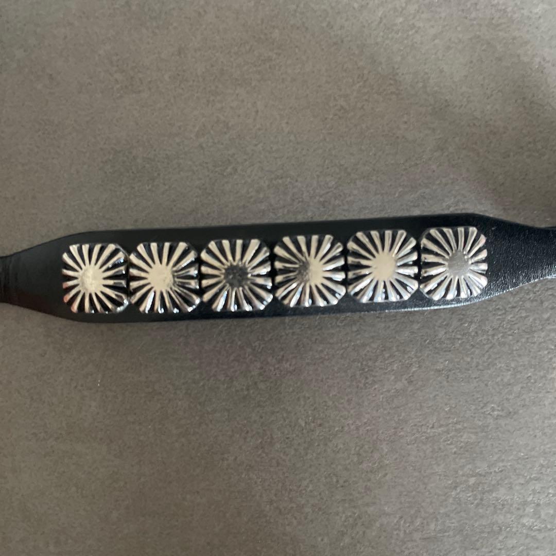 TOGA レザー スタッズバングル