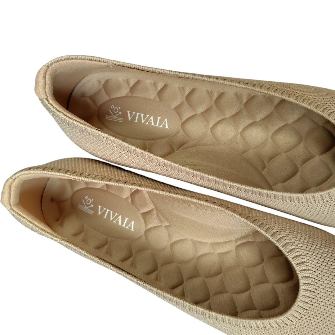 【新品】Aria5°C　VIVAIA 　ポインテッドトゥ　フラットシューズ38