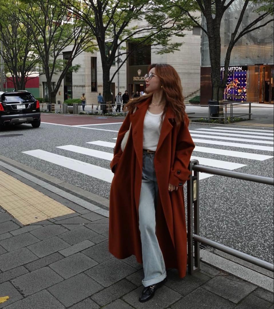 RANCLIC テラコッタ　ロングコート