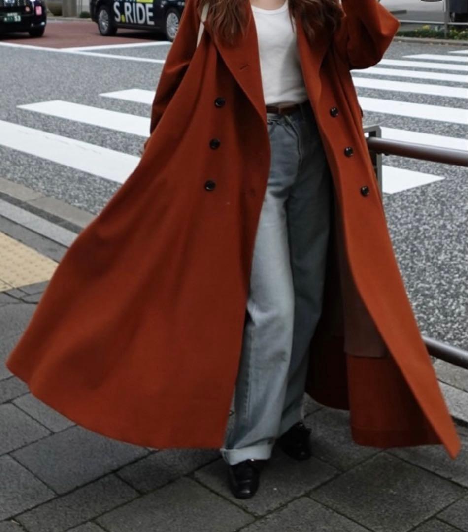 RANCLIC テラコッタ　ロングコート