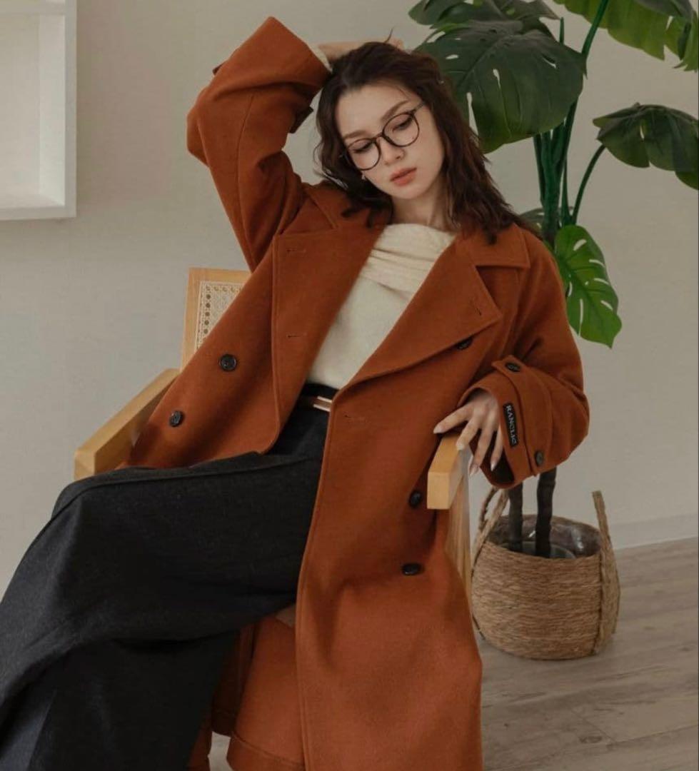 RANCLIC テラコッタ　ロングコート