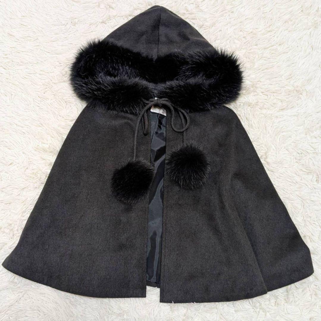 ✨新品未使用✨ ジバンシー ポンチョ フォックスファー アンゴラ フリーサイズ