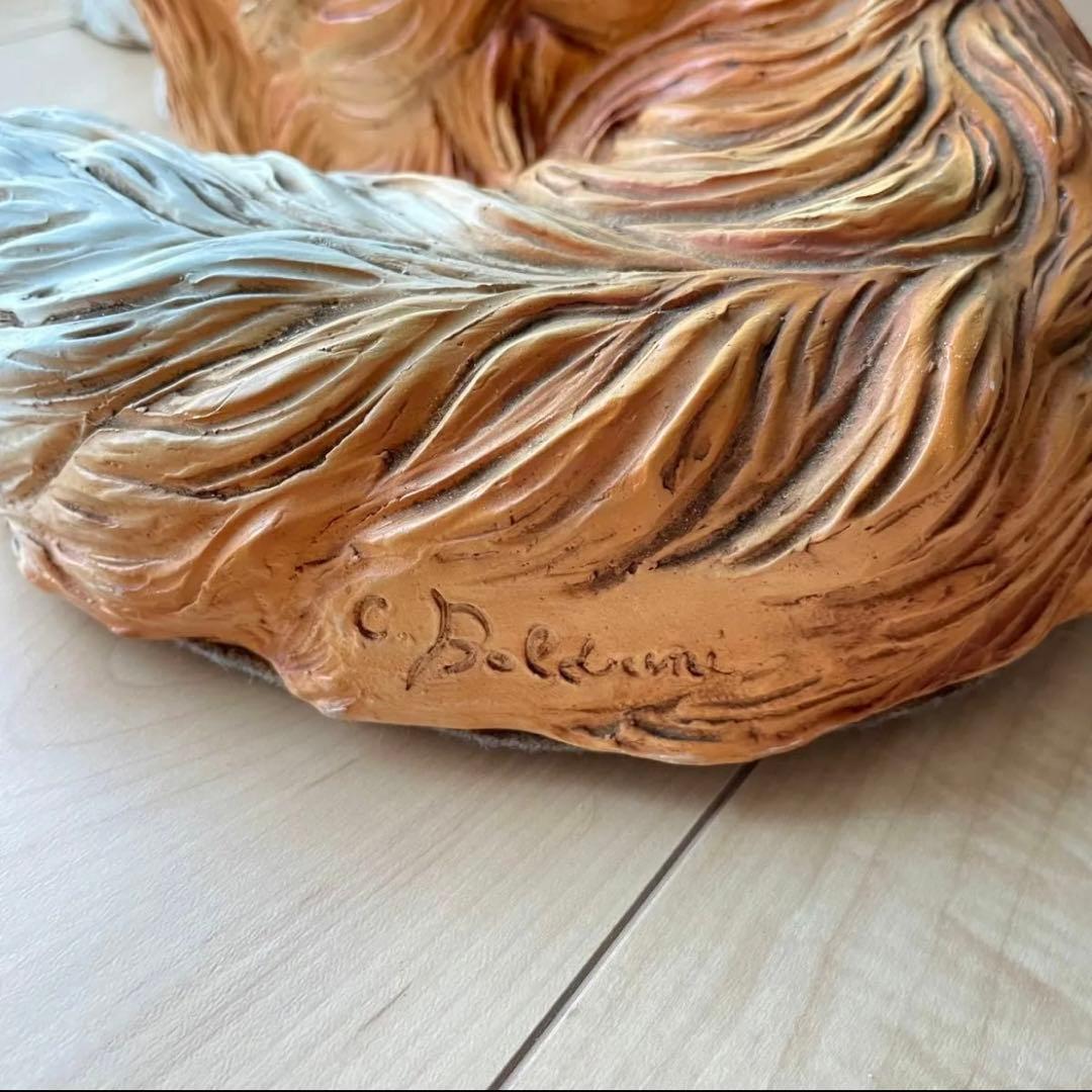 【値下】猫の置物　ヴィンテージ　イタリア製　希少