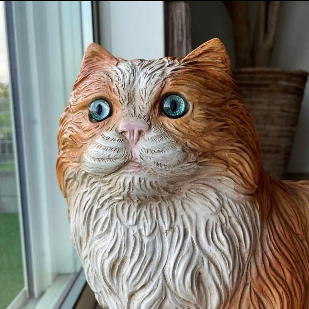 【値下】猫の置物　ヴィンテージ　イタリア製　希少
