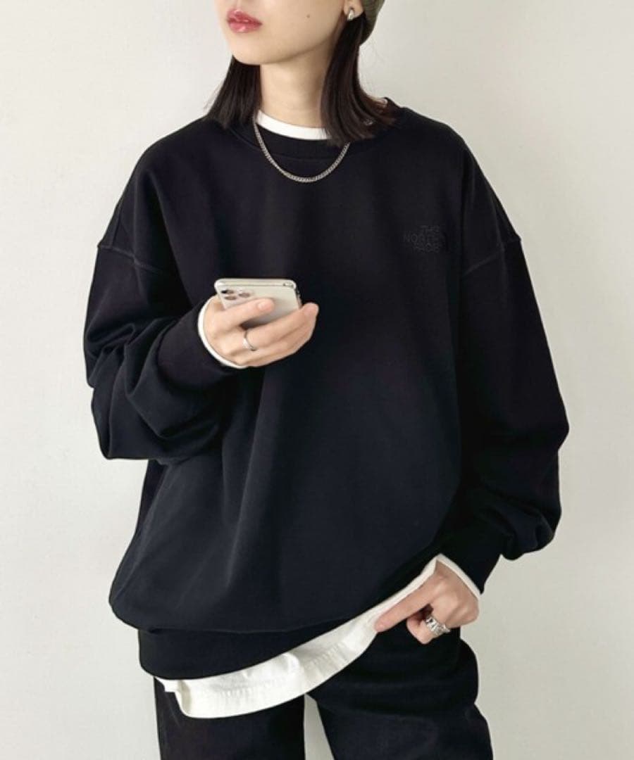 即納 新品 THE NORTH FACE ルーズフィット スウェット Lサイズ