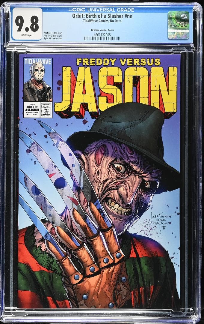 アメコミリーフ　Freddy Versus Jason CGC 9.8