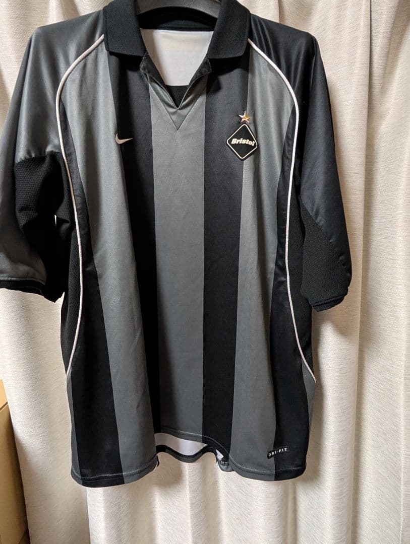 FCRB × Nike サッカーシャツ ブラック グレー M 3gold