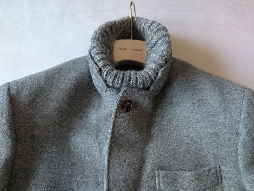 ブルネロクチネリ　カシミアチェスターコート　XS-XXS