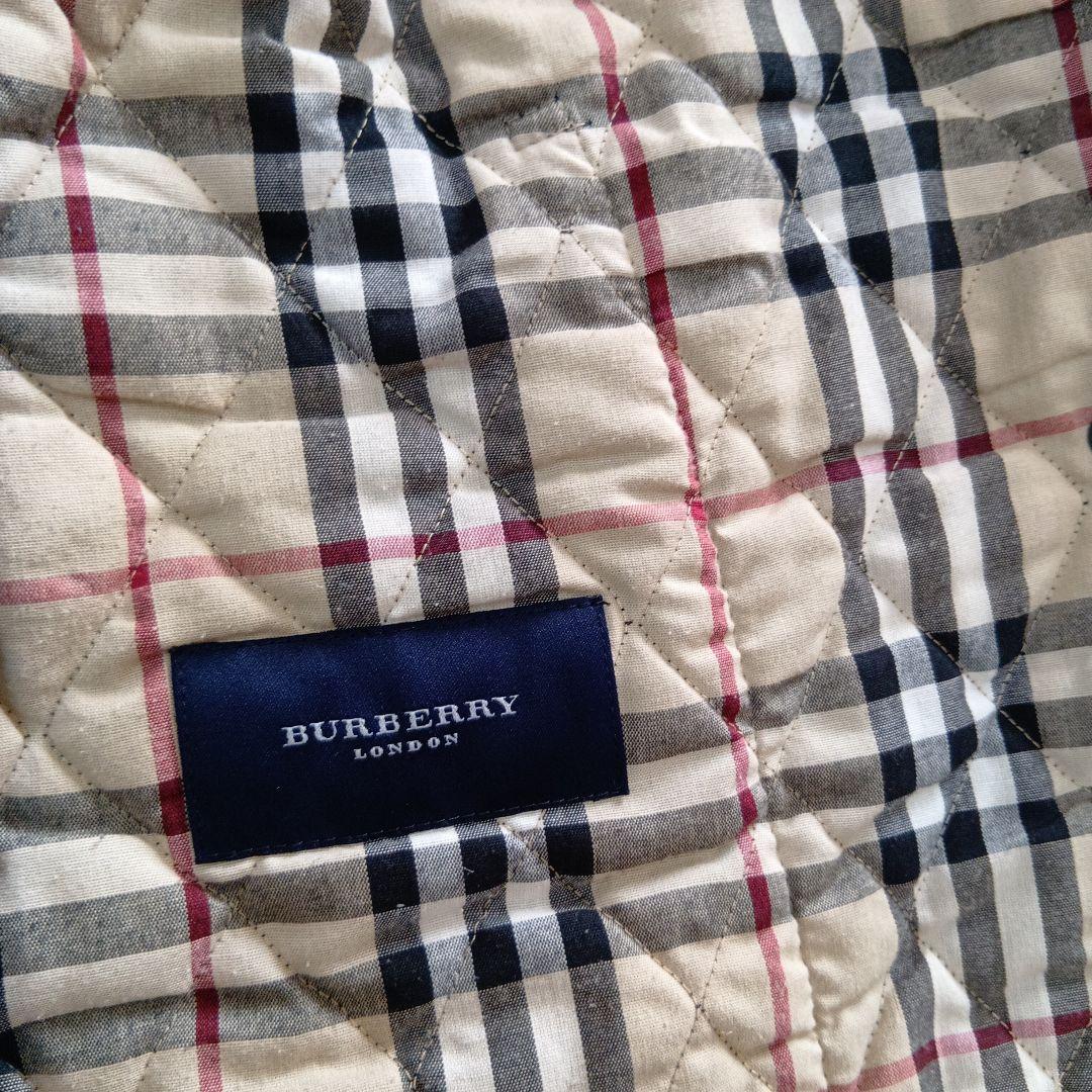 バーバリーキルティング黒ジャケット美品