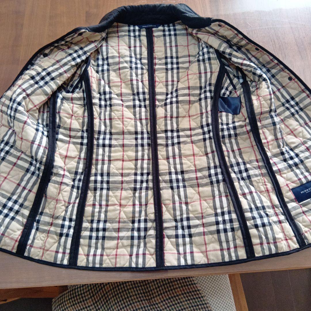 バーバリーキルティング黒ジャケット美品