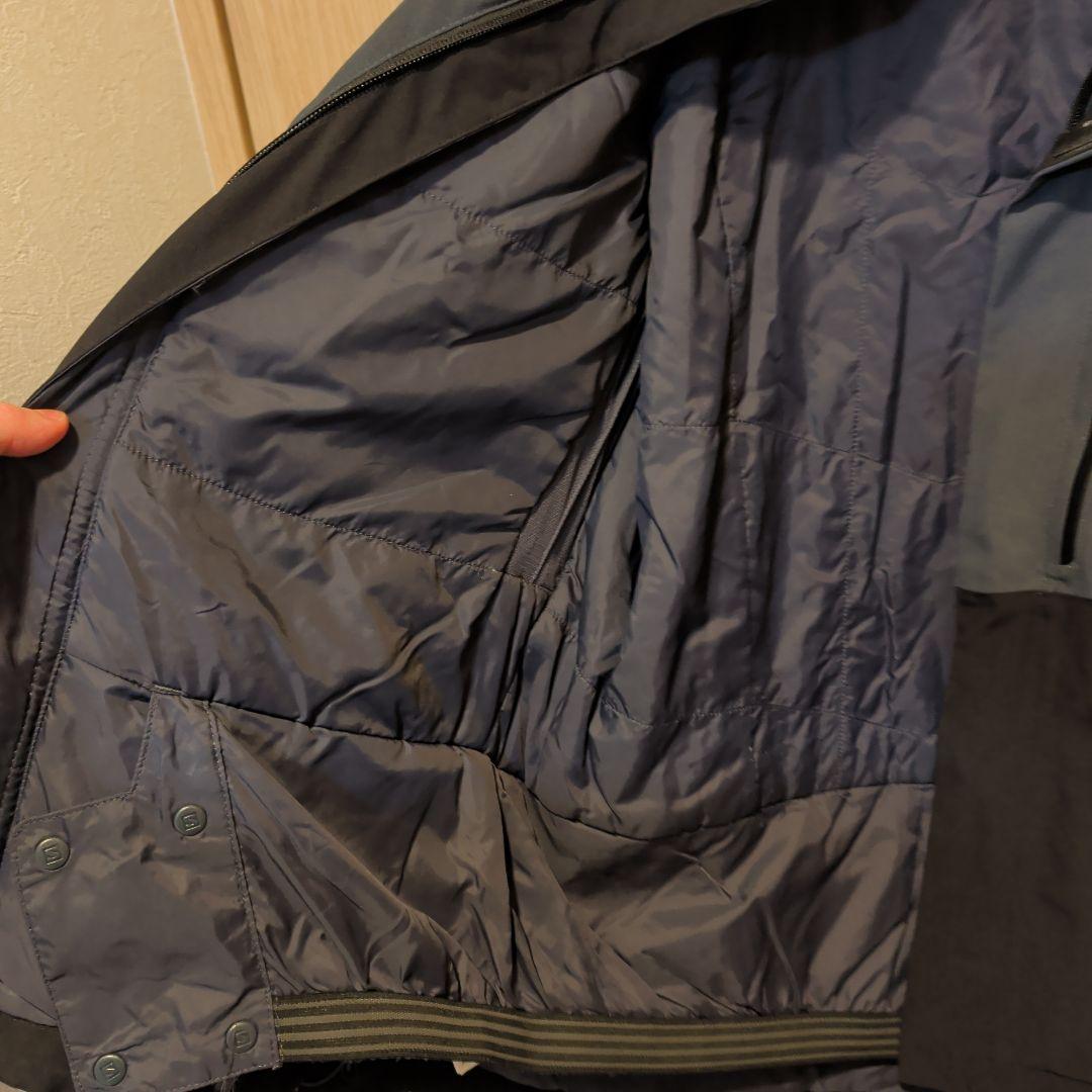 【美品】SALOMON サロモン スキーウェア ジャケット XS グレー/黒