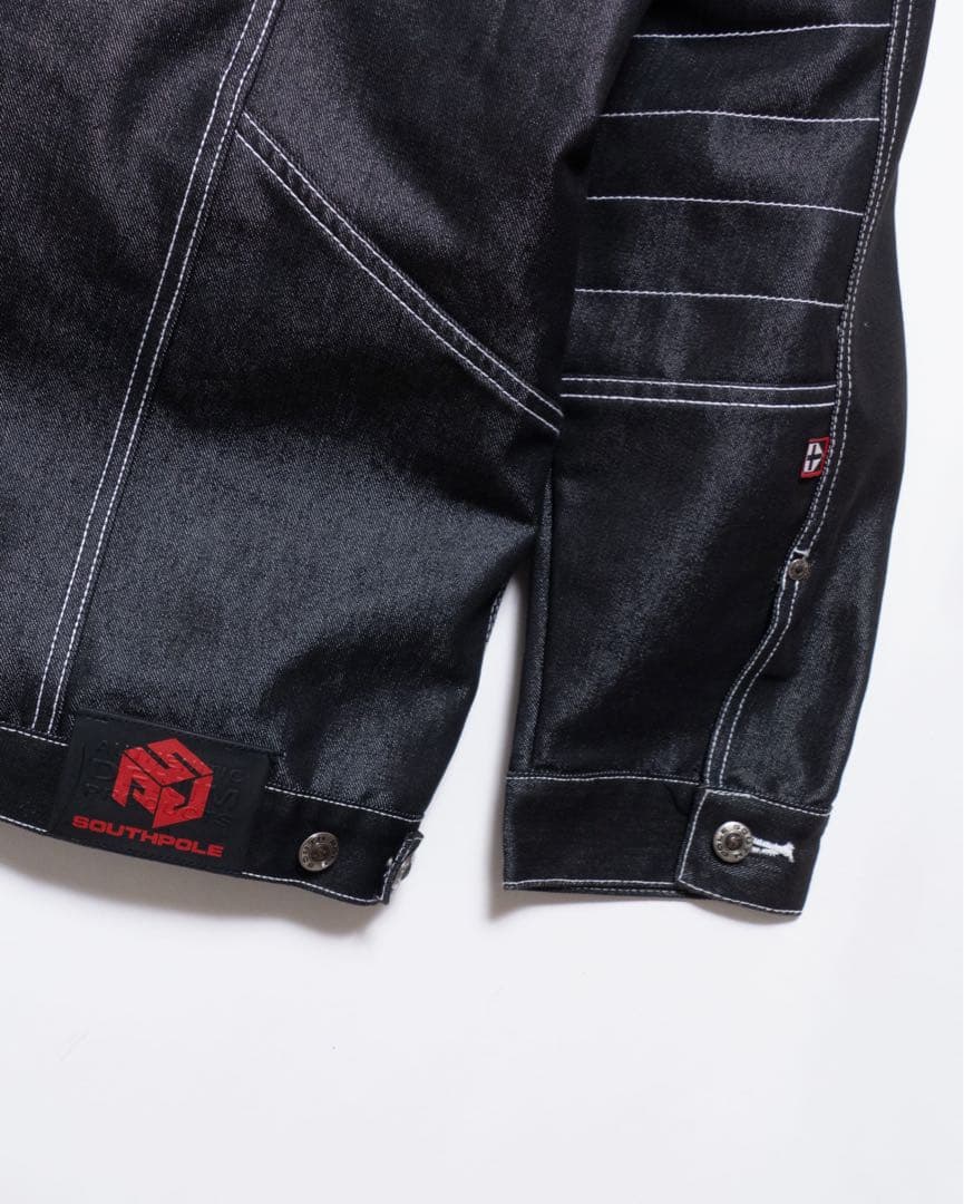 Y2K SOUTH POLE メタリックデニムジャケット