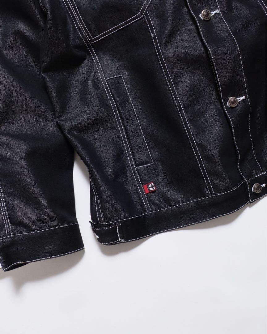 Y2K SOUTH POLE メタリックデニムジャケット