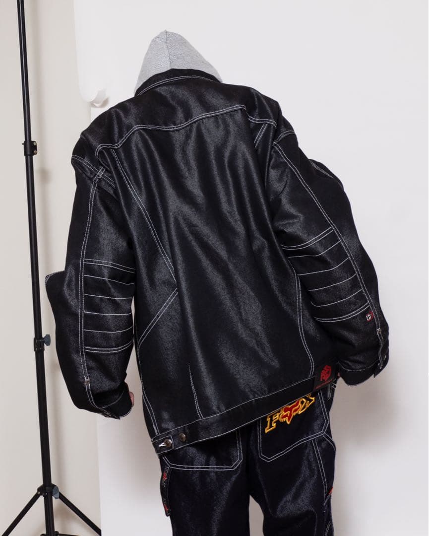 Y2K SOUTH POLE メタリックデニムジャケット