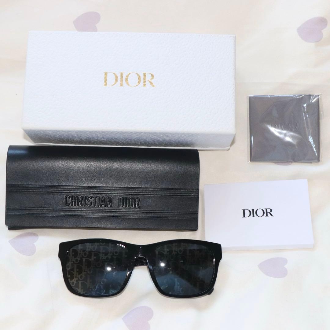 Dior ディオール サングラス ブラック DiorOblique オブリーク柄