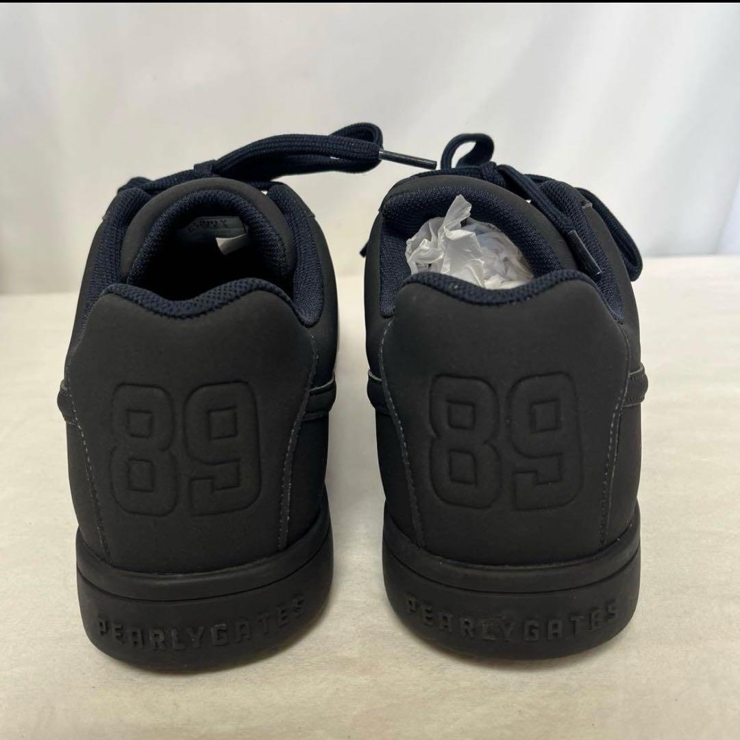 新品 パーリーゲイツ PEARLYGATES ソフトスパイク ゴルフシューズ 紺