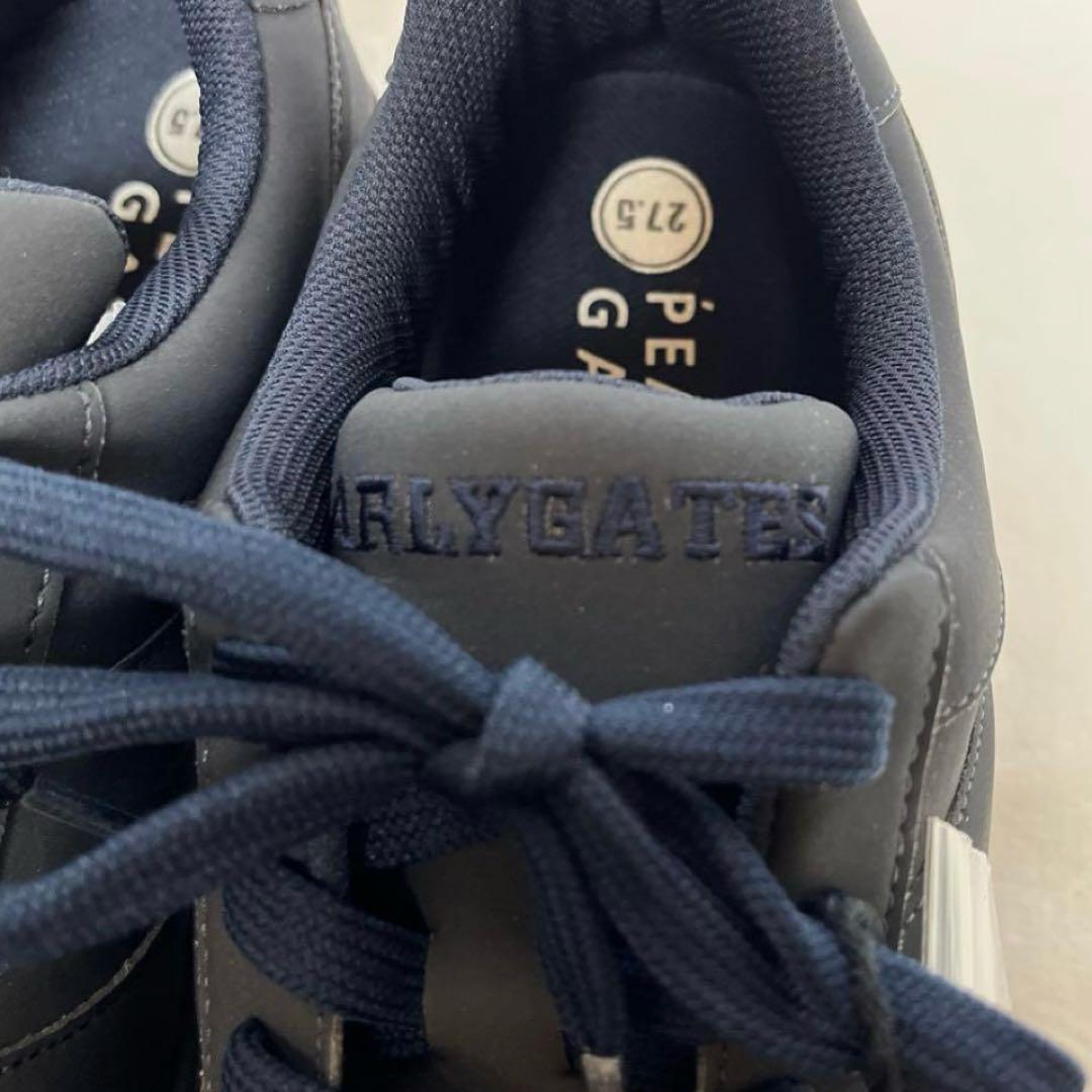 新品 パーリーゲイツ PEARLYGATES ソフトスパイク ゴルフシューズ 紺