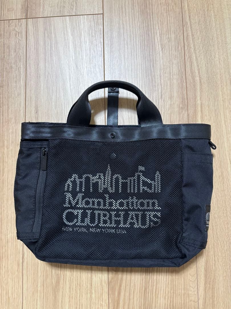 Manhattan Clubhaus ブラックトートバッグ