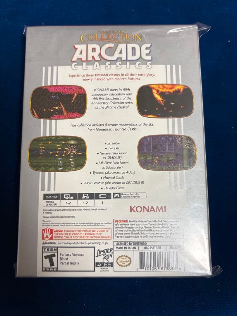 アニバーサリーコレクション　4本セット　arcade 月風魔伝　魂斗羅　悪魔城