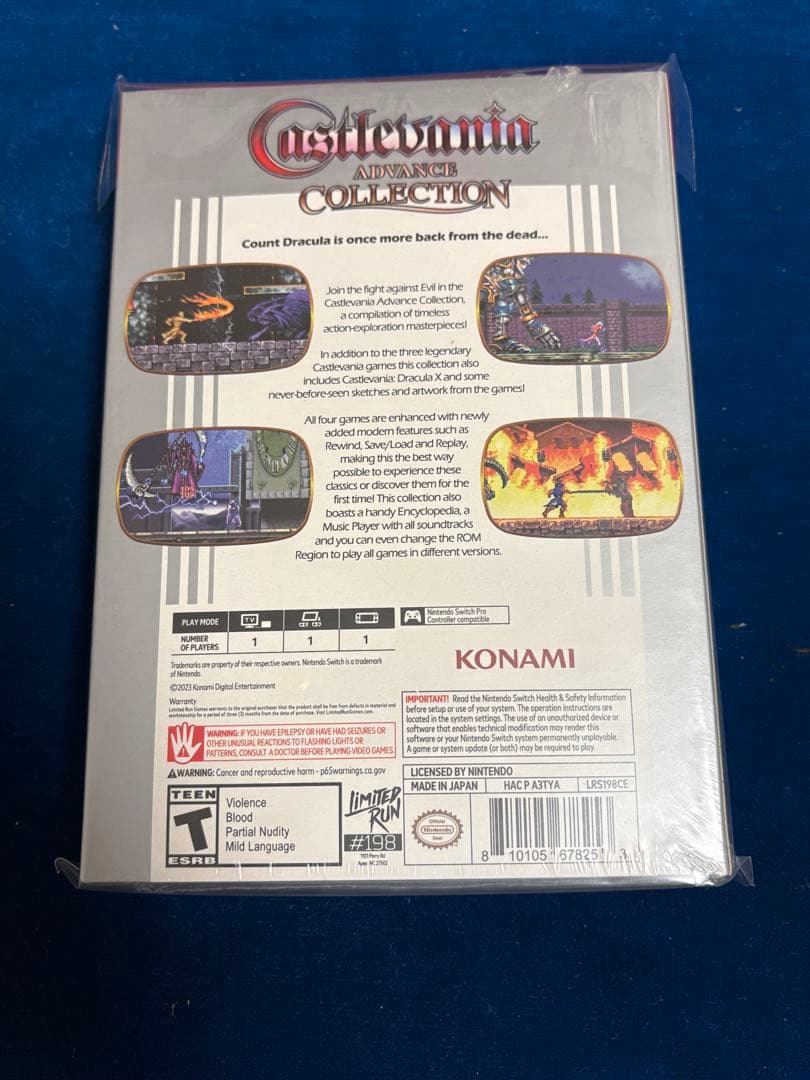 アニバーサリーコレクション　4本セット　arcade 月風魔伝　魂斗羅　悪魔城