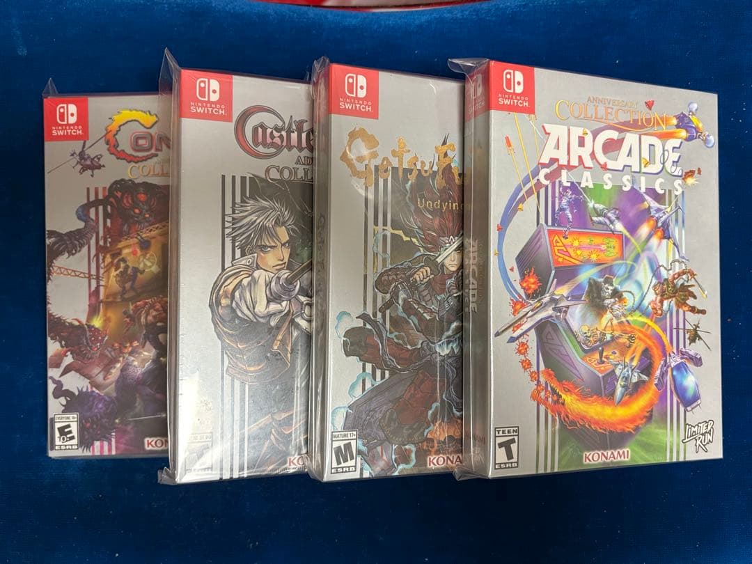 アニバーサリーコレクション　4本セット　arcade 月風魔伝　魂斗羅　悪魔城