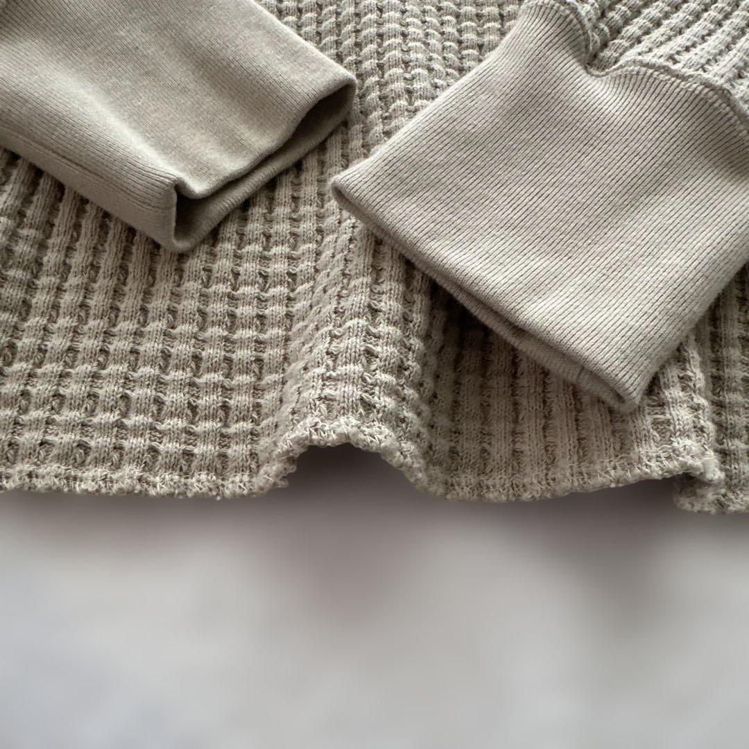 【美品】FRAMeWORK ヘビーワッフル 2WAY プルオーバー