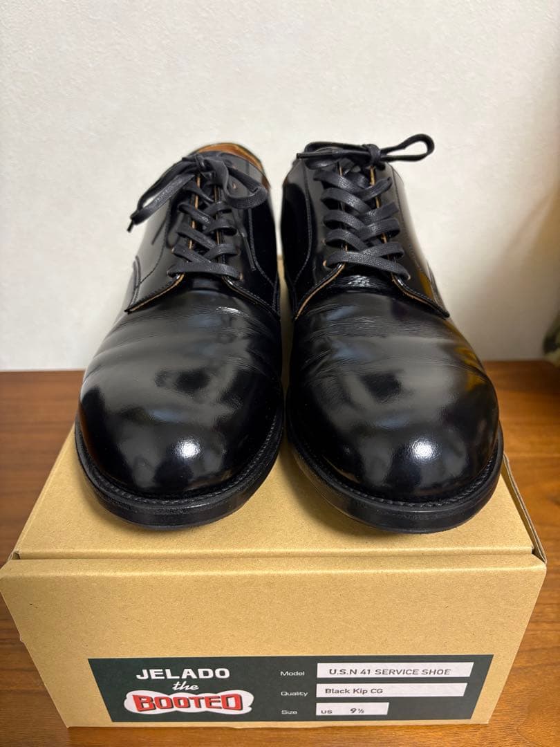 JELADO U.S.N. 41 SERVICE SHOE ブラック 9.5