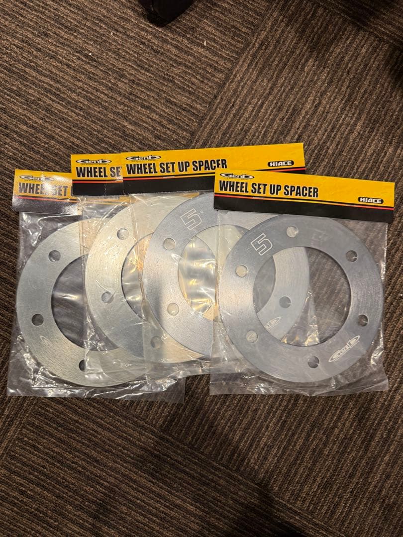 玄武　ハイエース用　5mmスペーサー　4枚セット