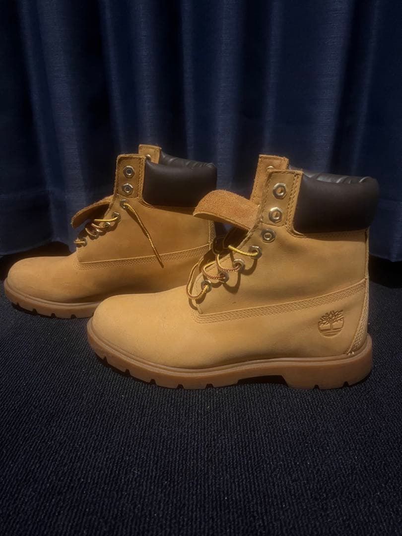 ティンバーランド ベージュ ワークブーツ