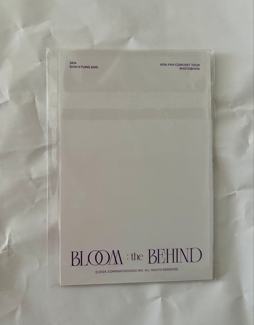 D.O.ギョンスBLOOM the BEHIND 写真集 特典トレカ付