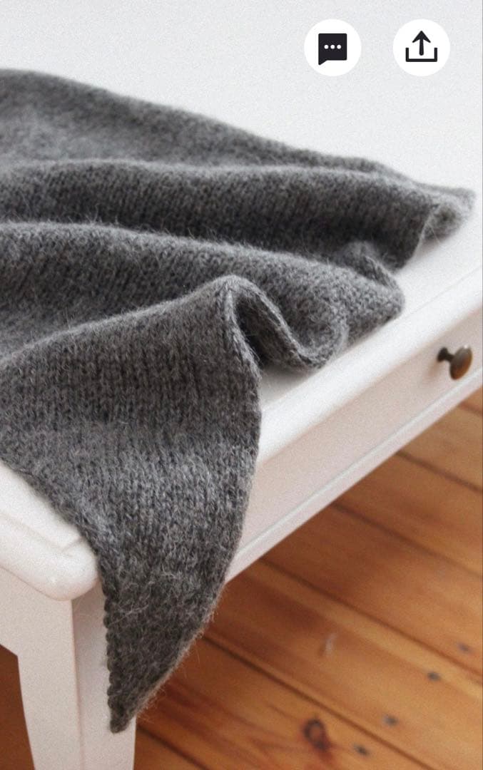 バラクラバ マフラー/モヘアメランジヘッドスカーフ