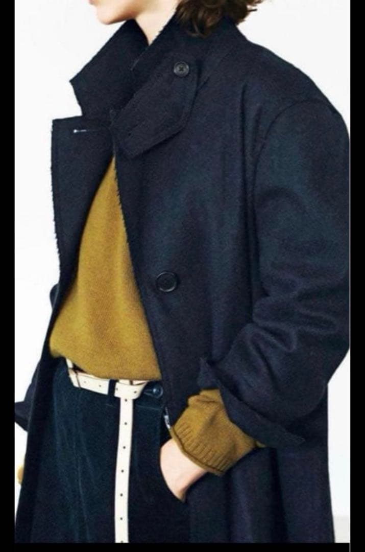 極美品 マーガレットハウエル S メルトン コート FOX BROTHERS