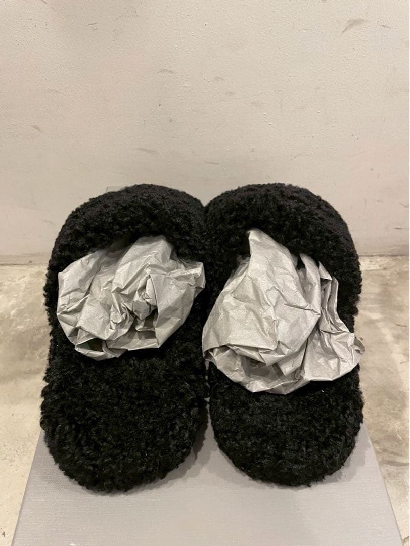BALENCIAGA バレンシアガ Furry プラットフォーム サンダル 42
