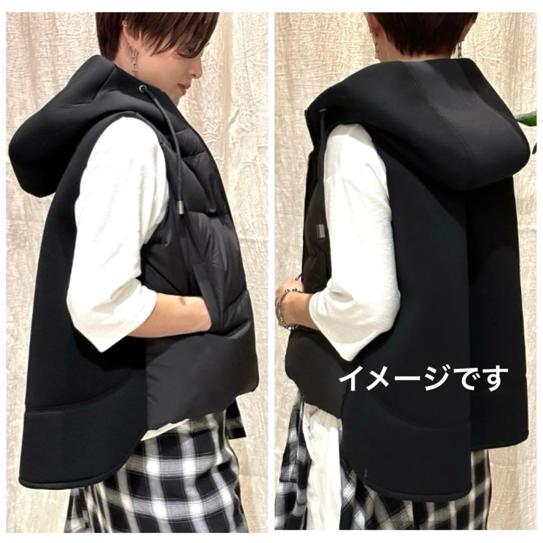 大人気✨美品 33℃ ボンディング切替 フード付き ダウンベスト 黒 M 金金具