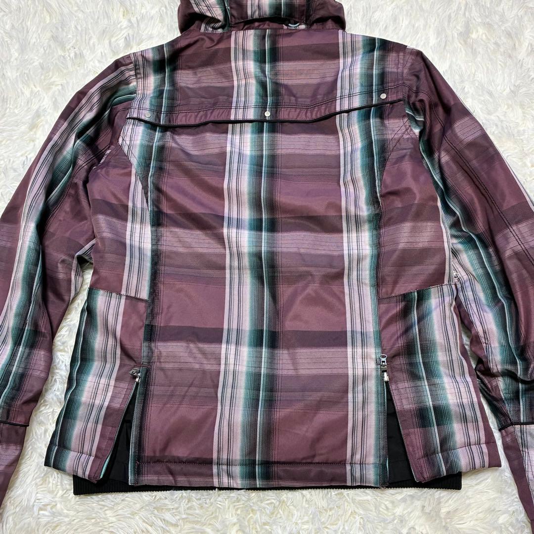 【686 】✨美品✨スノボ ウェア レディース 極暖 スキー チェック柄 ピンク