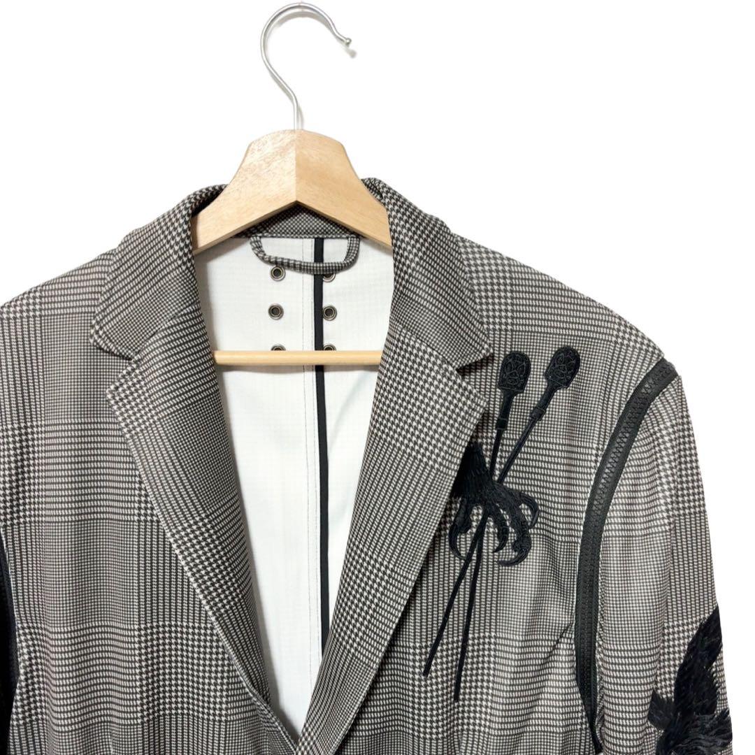新品 ラッセルノ ゴルフ 2Way テーラード ジャケット グレン チェック L