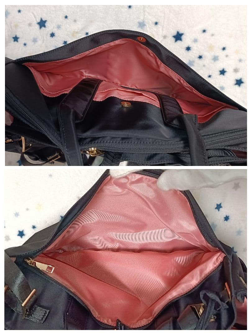 バッグ SELENT ETHER PASSION40 GOLD BLACK 2way