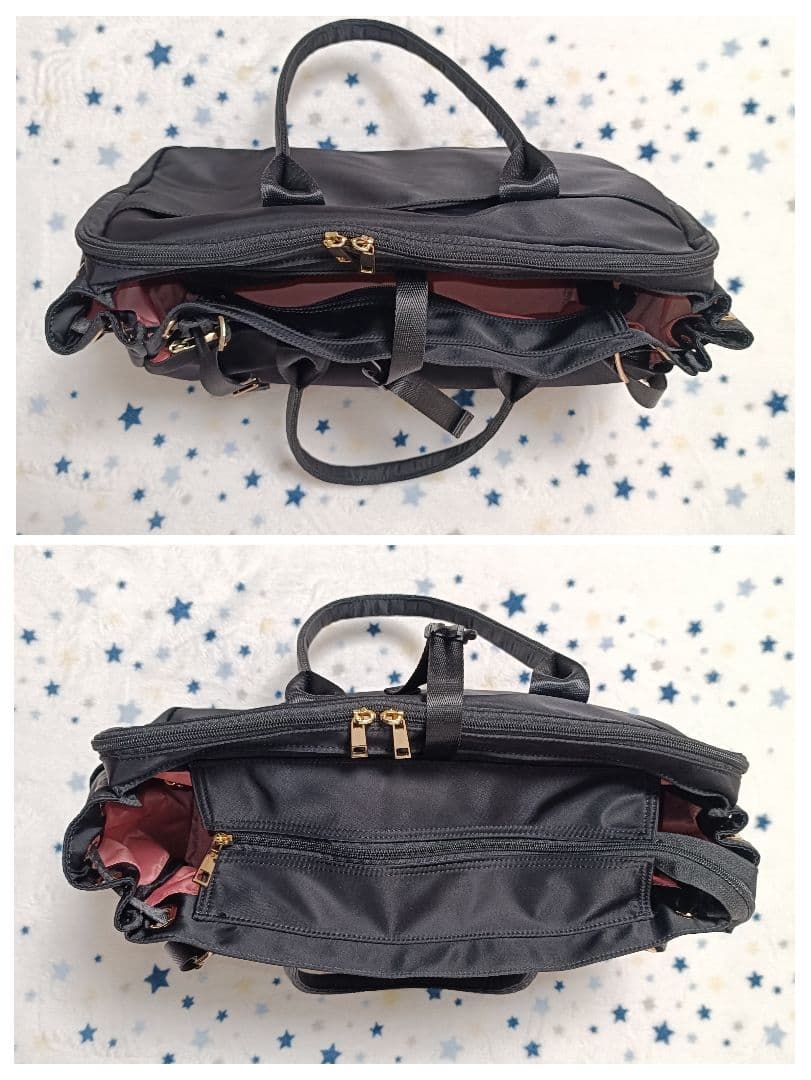 バッグ SELENT ETHER PASSION40 GOLD BLACK 2way