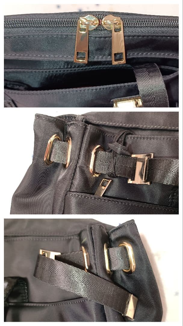 バッグ SELENT ETHER PASSION40 GOLD BLACK 2way