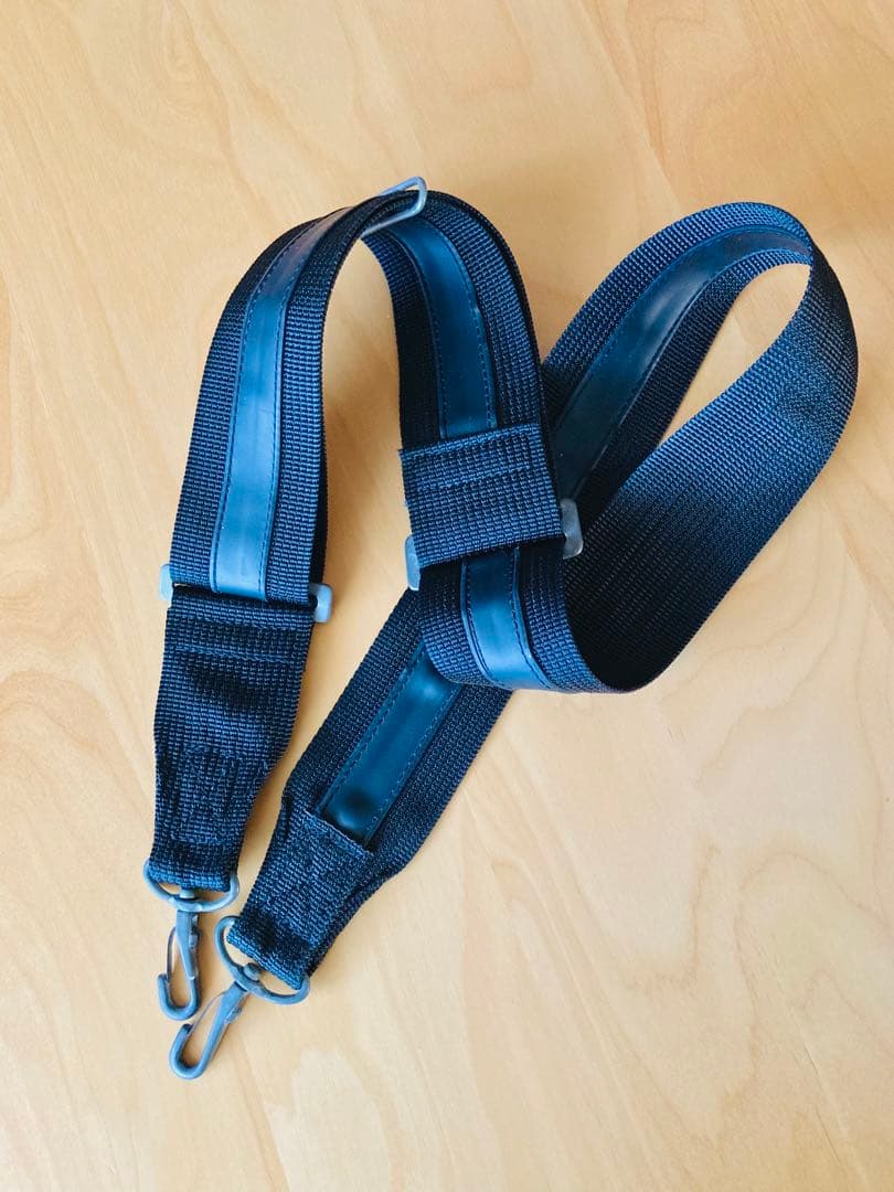 吉田カバン 初期 ラゲッジレーベル 青バッテン ニューライナー ドラムバッグ 黒