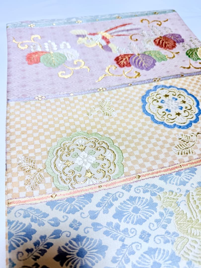 高級 袋帯 正絹 六通柄 パステルカラー 唐織 訪問着 色無地 約90万円