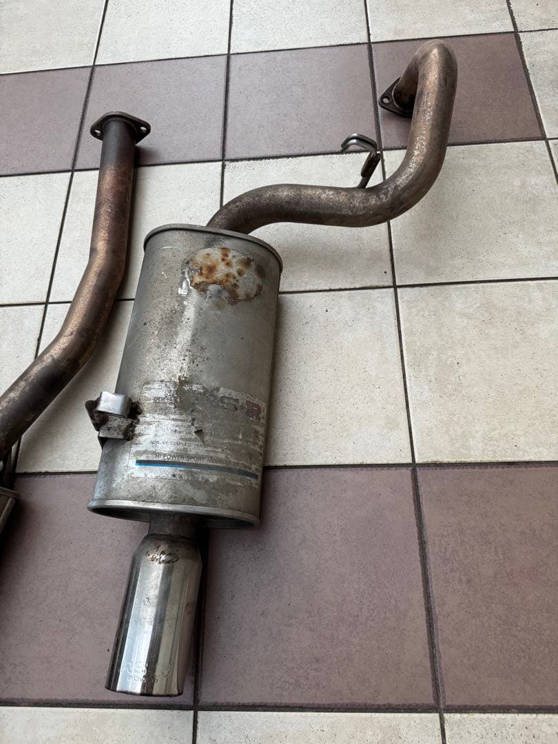 AE86 3ドア マフラー　デフ上60パイ